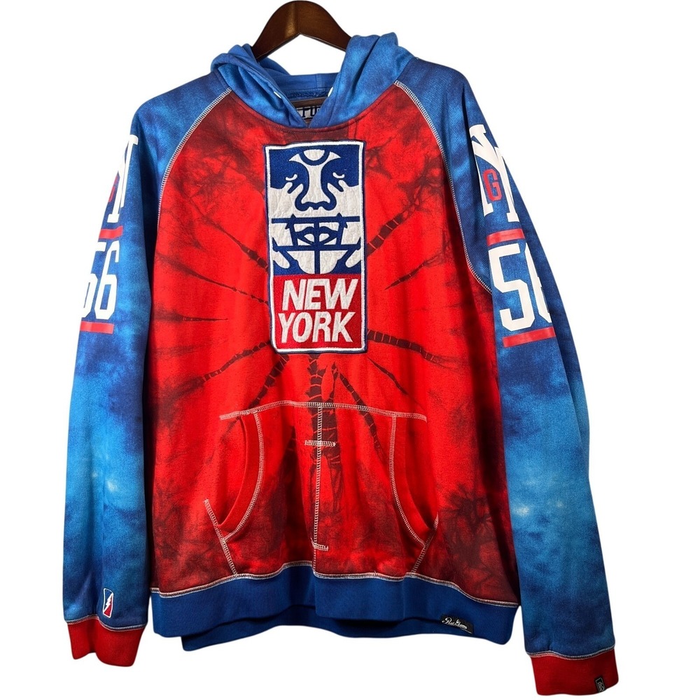 Rare Post Game Athletic Mens 4XL New York Giants Hoodie NFL Graphic Pullover